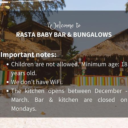 Rasta Baby Bar & Bungalows - Suitable For Young Travelers Ко-Фаям Екстер'єр фото